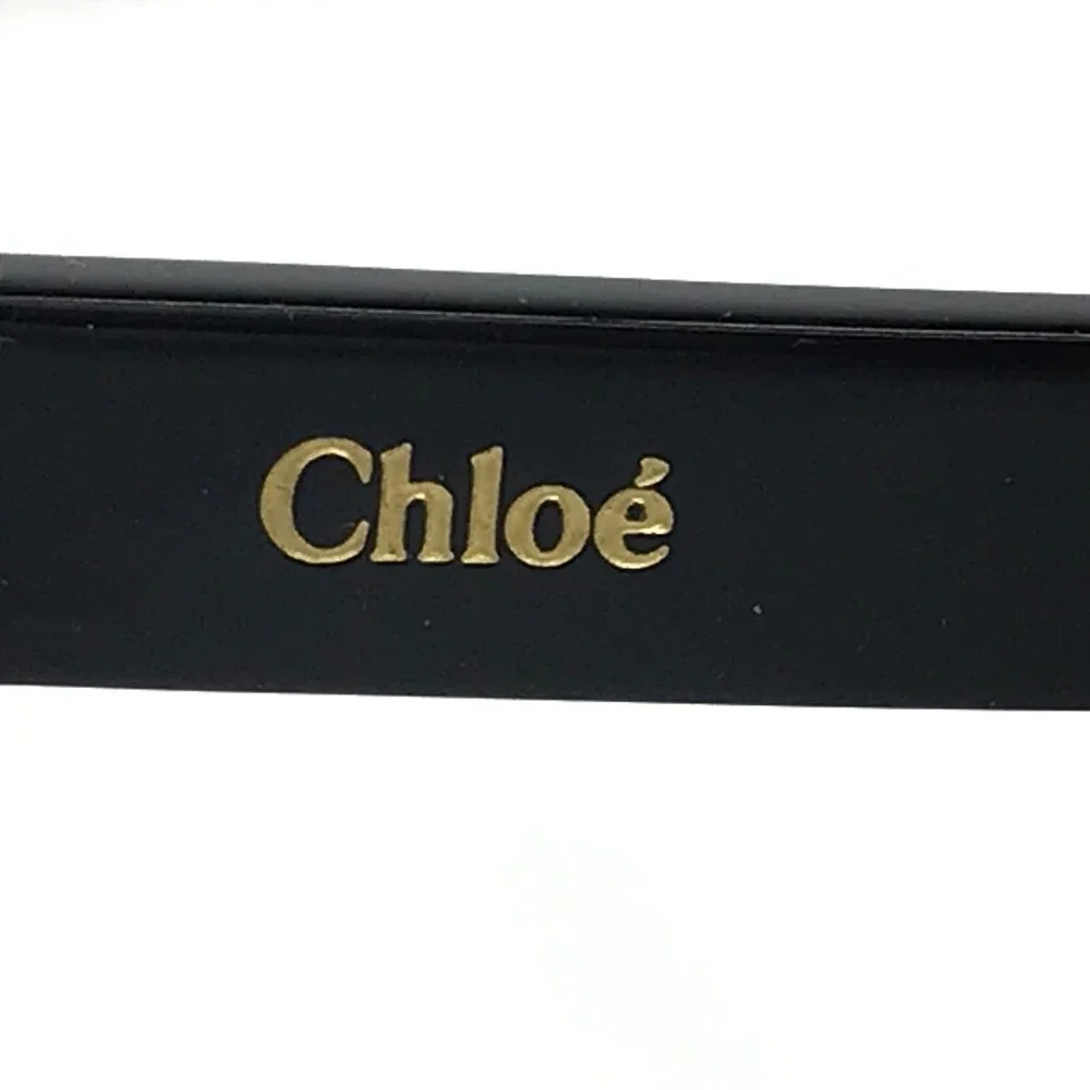 Chloe Eyeglasses Frames CH0152O 001 Polished Black Round Full Rim 53-17-145